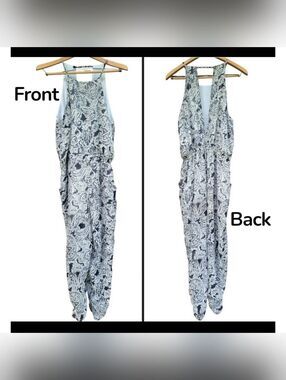 Design Lab Lord & Taylor Large Sleeveless Jumpsuit Super Lightweight